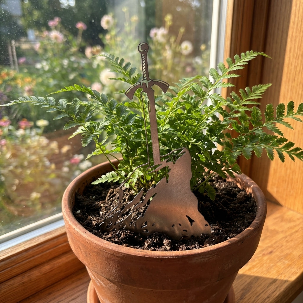 Sword in the Stone Flower pot ornament