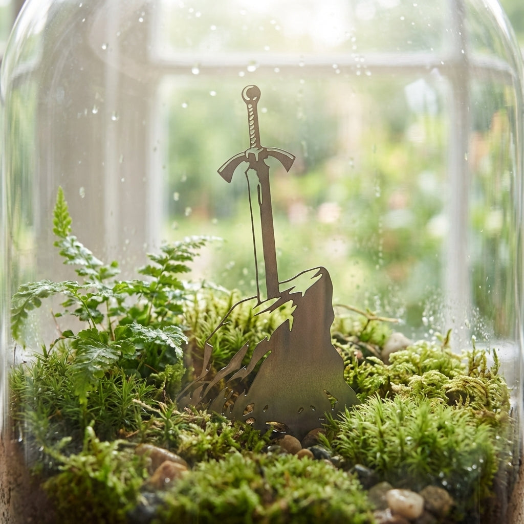 Sword in the Stone Flower pot ornament